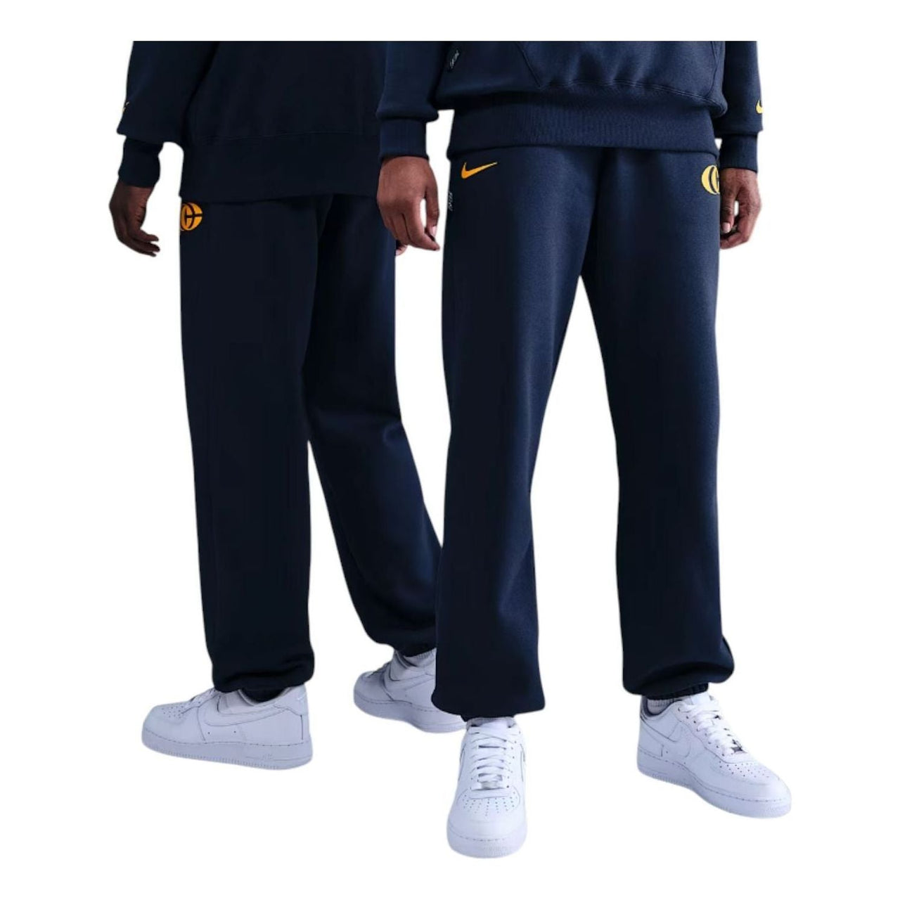 Nike x Caitlin Clark Phoenix Fleece Pants 'Midnight Navy Amarillo' IQ5643-410