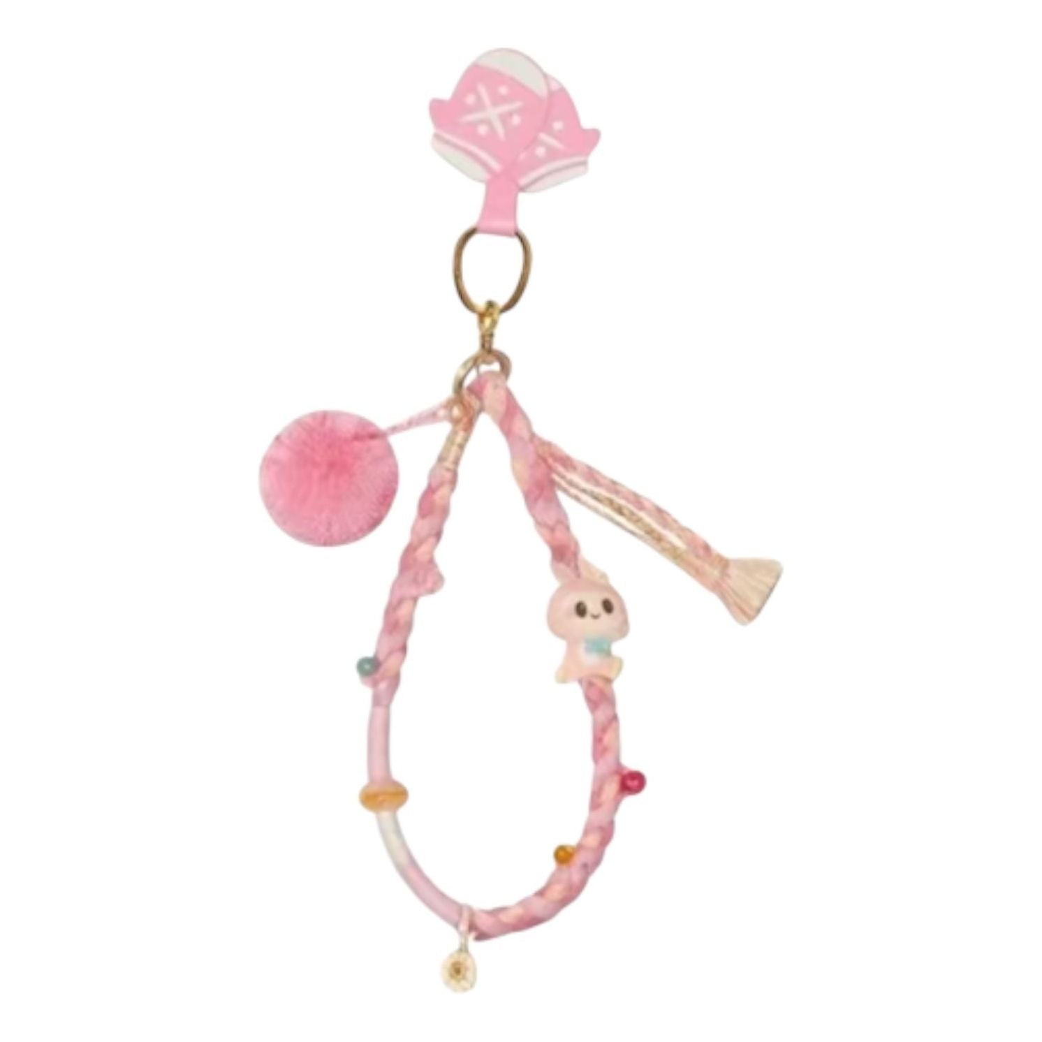 Pop Mart The Monsters Labubu Pom Party Key Chain 'Pink' PPMT-2510-0006-976178447