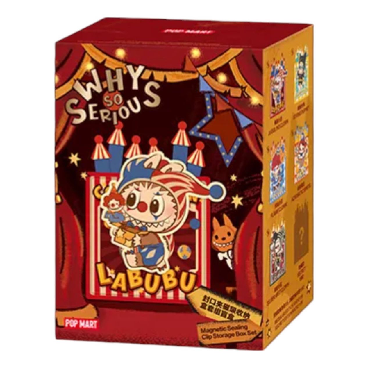Pop Mart WHY SO SERIOUS Collection Sealing Clips Magnetic Sealed Case (1 Blind Box) PPMT-2509-0089-972258294