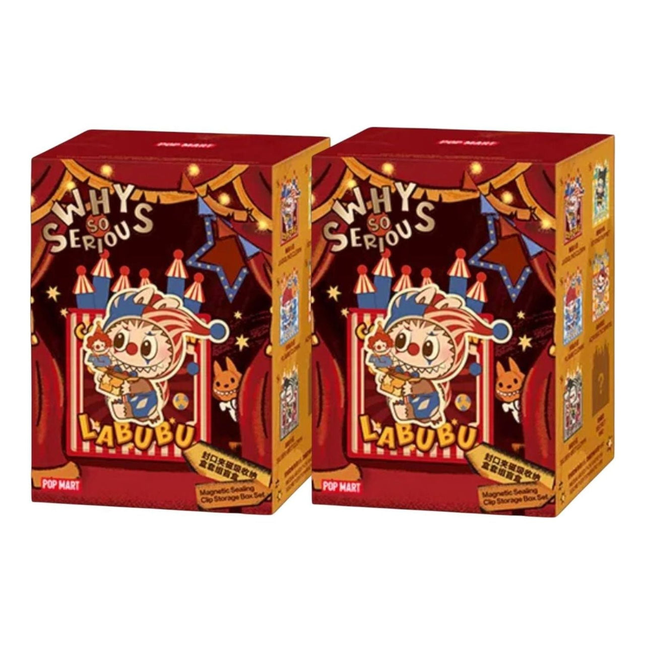Pop Mart WHY SO SERIOUS Collection Sealing Clips Magnetic Sealed Case (2 Blind Boxes) PPMT-2509-0089-972258295