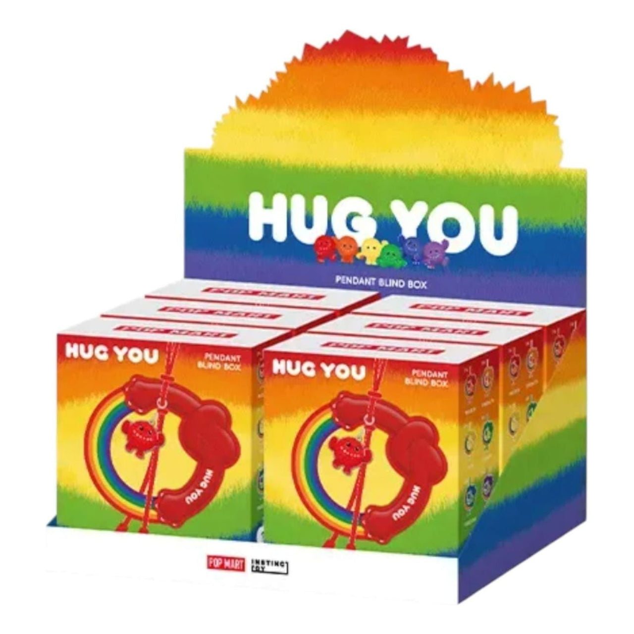 Pop Mart INSTINCTOY Hugs You Pendant Sealed Case (6 Blind Cases) PPMT-2509-0081-970875207