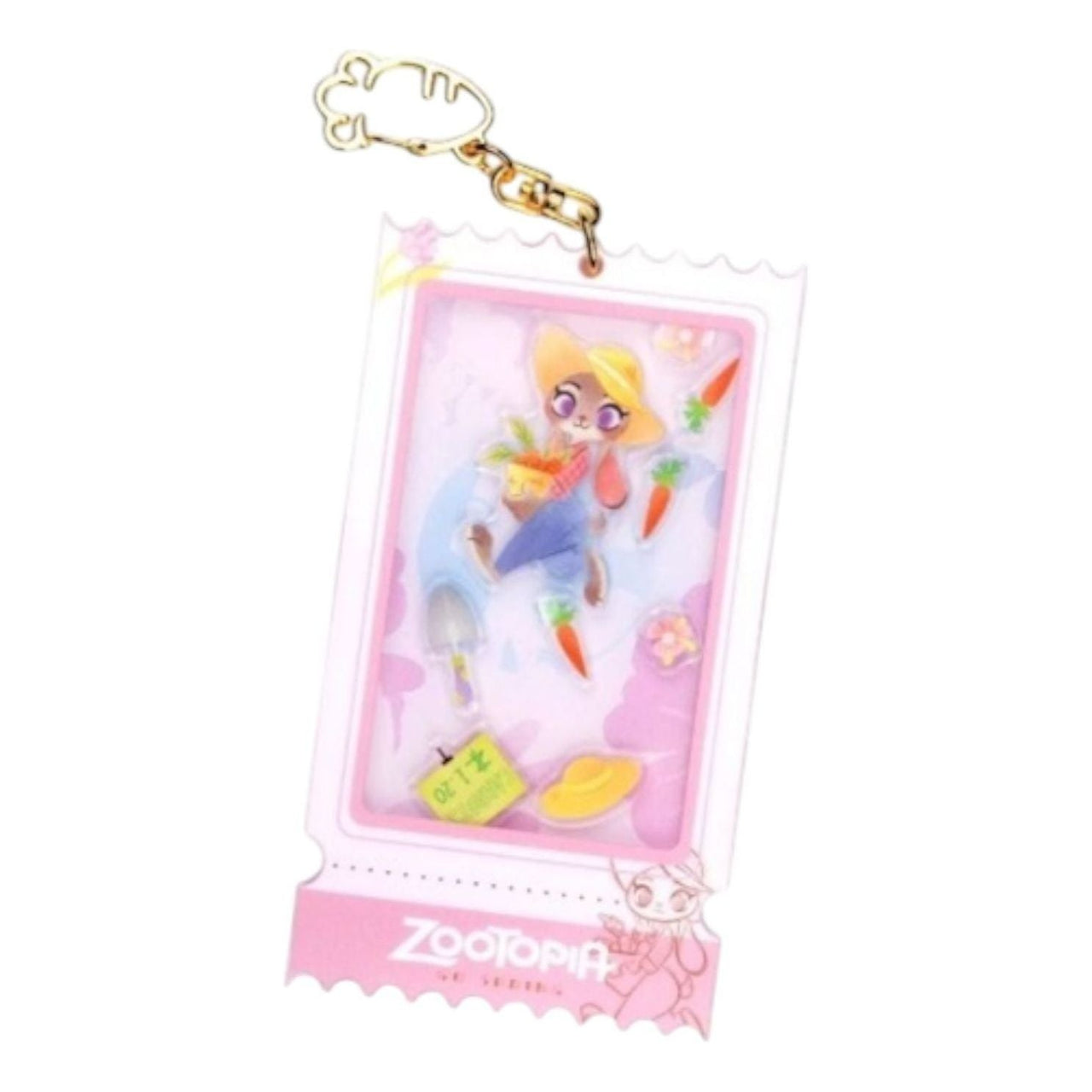 Pop Mart Nick, Judy, Lightning, Officer Benjamin Acrylic Music Keychain 'Judy Hopps' PPMT-2405-2510-684802932