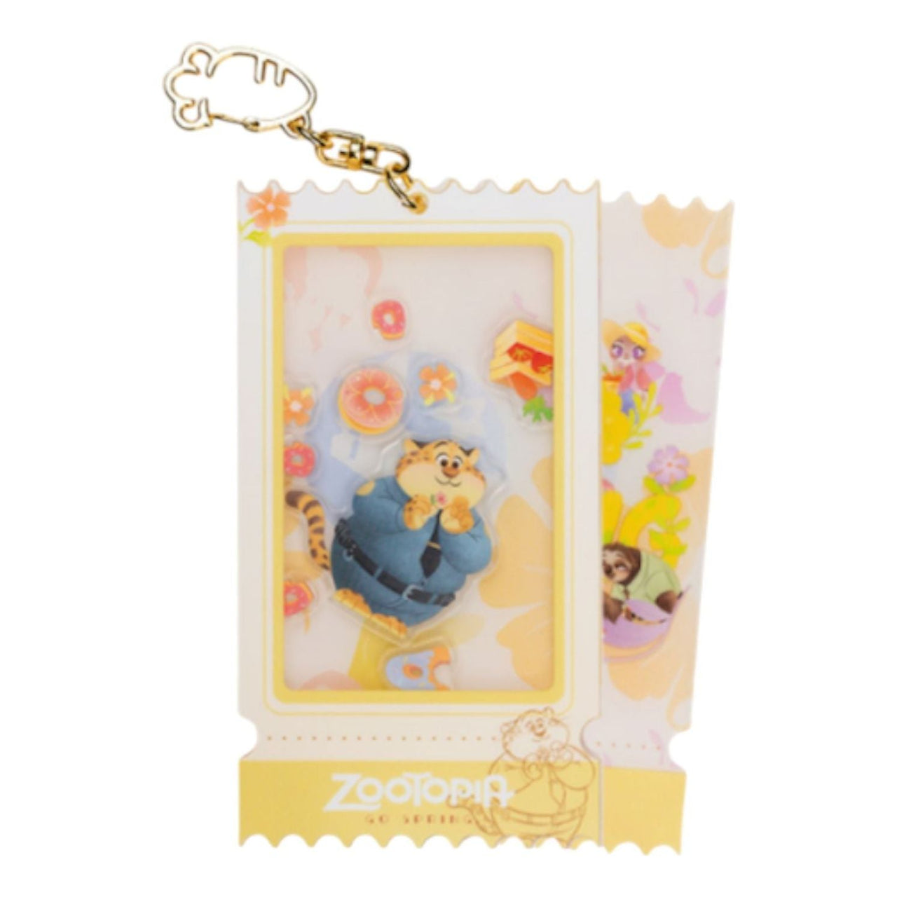 Pop Mart Nick, Judy, Lightning, Officer Benjamin Acrylic Music Keychain 'Benjamin' PPMT-2405-2510-684802936