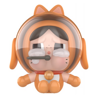 Pop Mart Crybaby Astronaut Cat Orange Doll Figure PPMT-2510-0057-991577328
