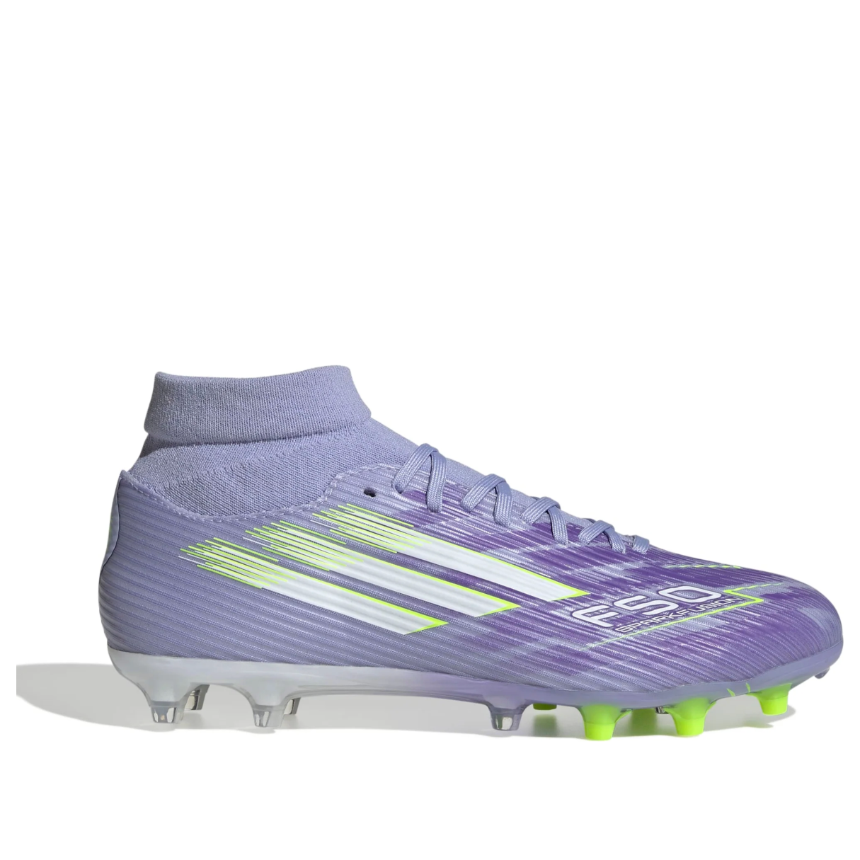 (WMNS) adidas F50 League Mid-Cut FG 'Violet Tone Lucid Lemon Purple Rush' JI0012