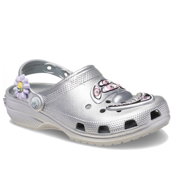 Crocs x Kenny Scharf Classic Clog 'Silver' 209487