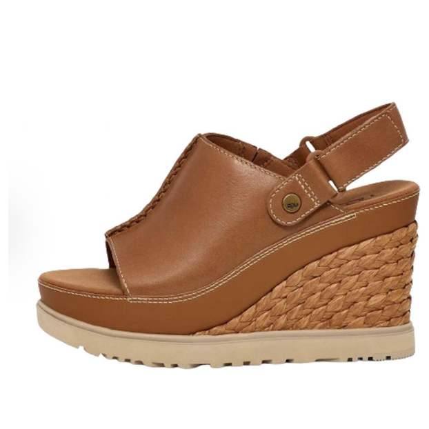(WMNS) UGG Abbot Adjustable Slide Sandal 'Cognac' 1152668-COG