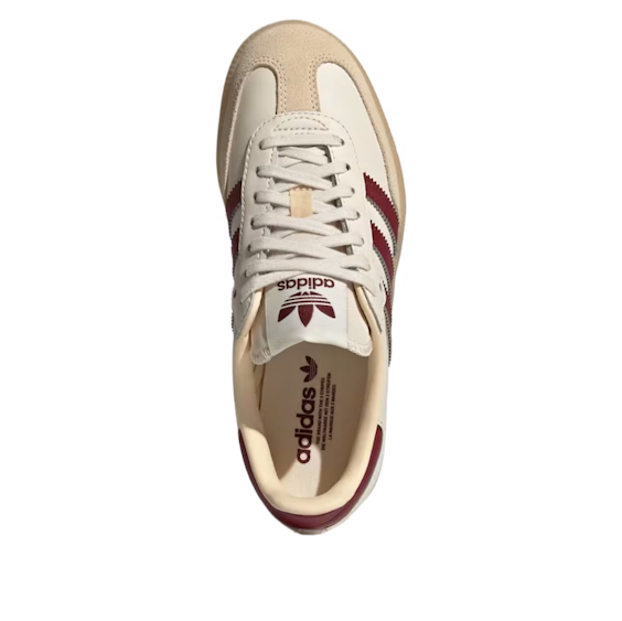 (GS) adidas Smaba OG 'Wonder White Shadow Red Gum' JQ8554