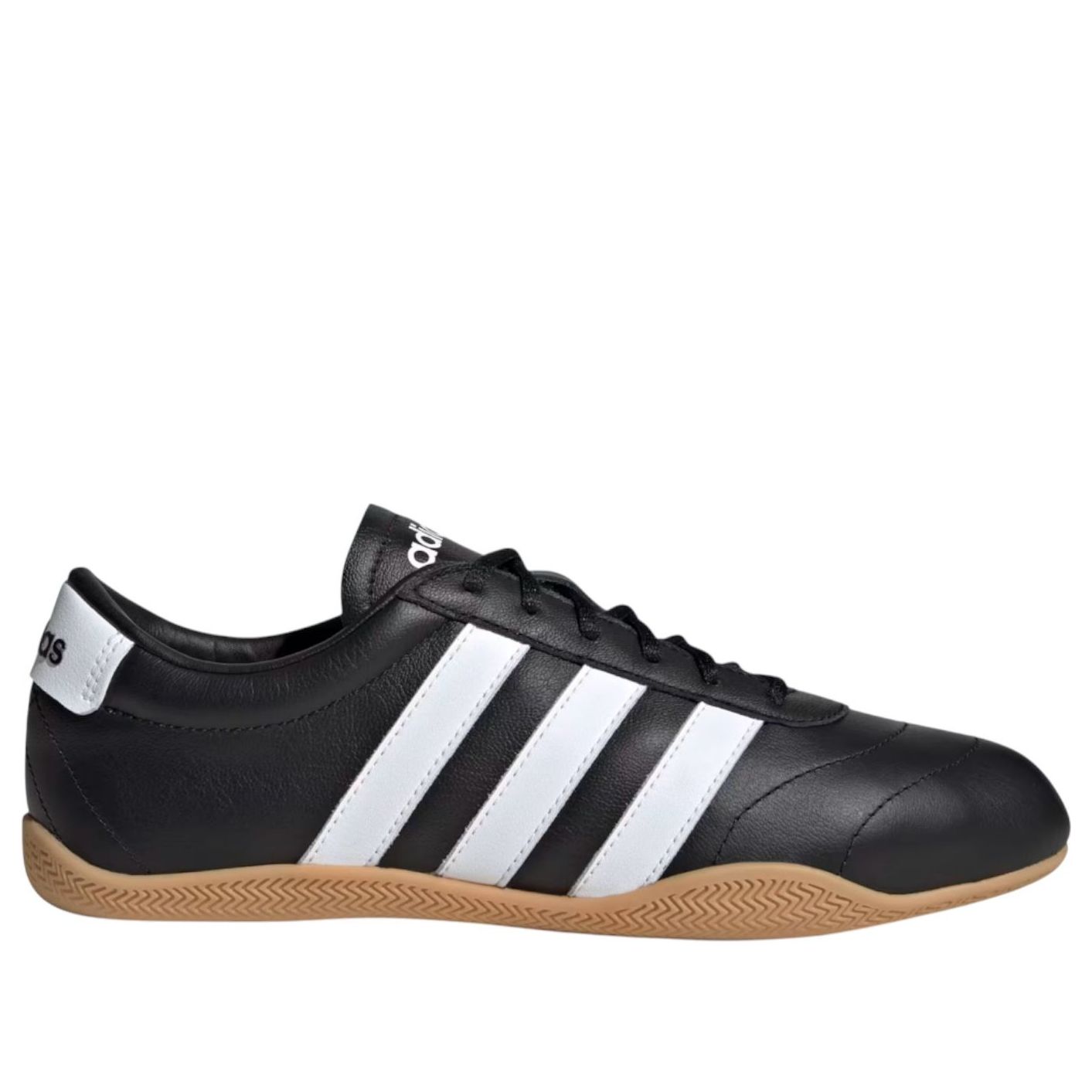 (WMNS) adidas Grand Court Lo 'Core Black Cloud White Gum' JQ9684