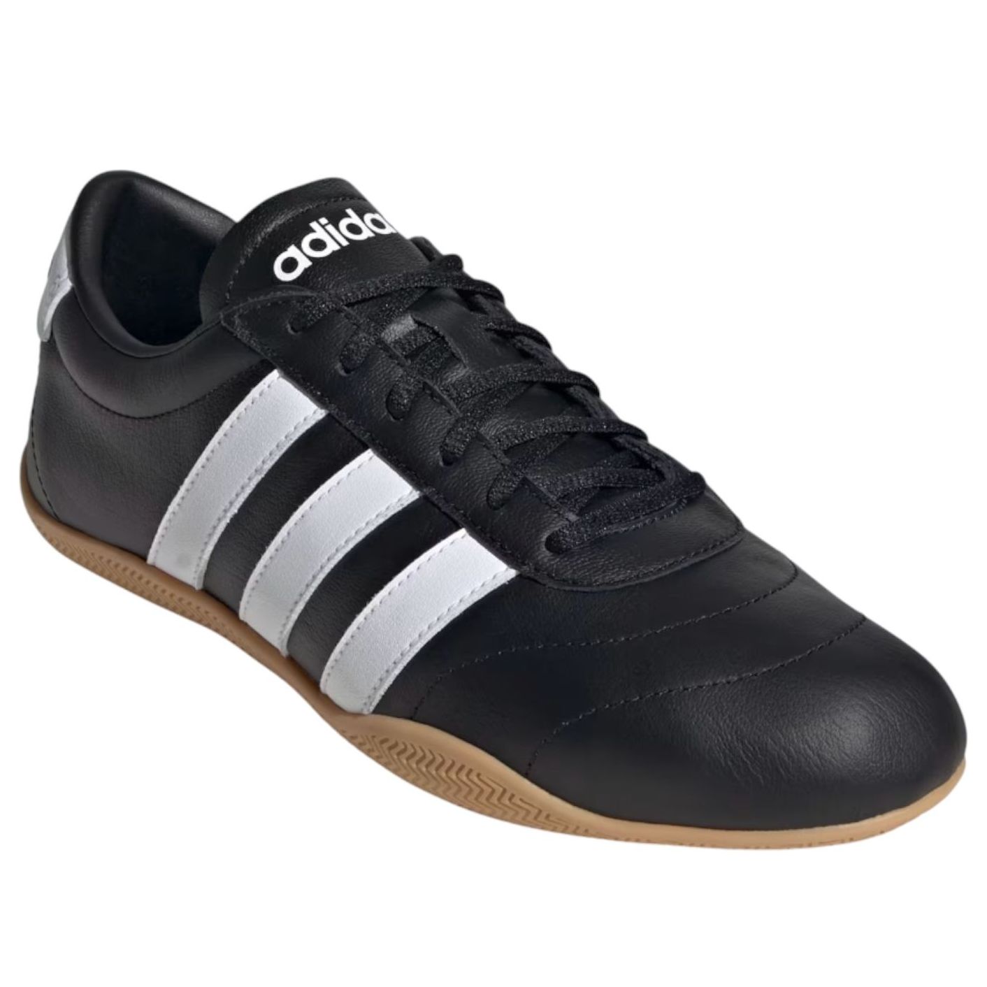 (WMNS) adidas Grand Court Lo 'Core Black Cloud White Gum' JQ9684