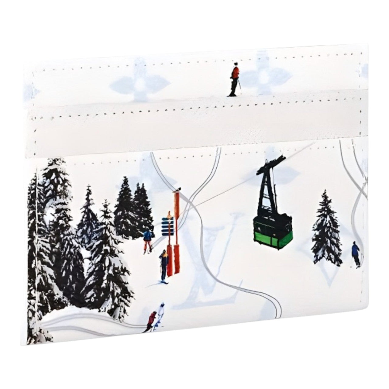LOUIS VUITTON Ski Double Card Case 'White' M14864