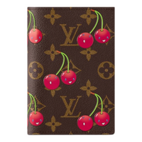 LOUIS VUITTON x Takashi Murakami Cherry Passport Cover 'Brown Monogram' M13424