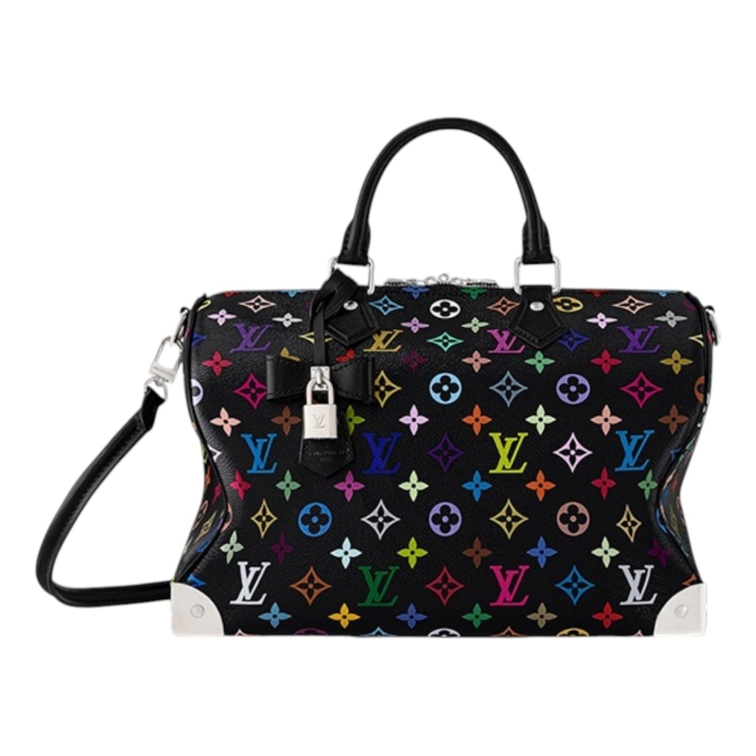 LOUIS VUITTON x Takashi Murakami Speedy Soft 30 'Black Multicolored' M13257