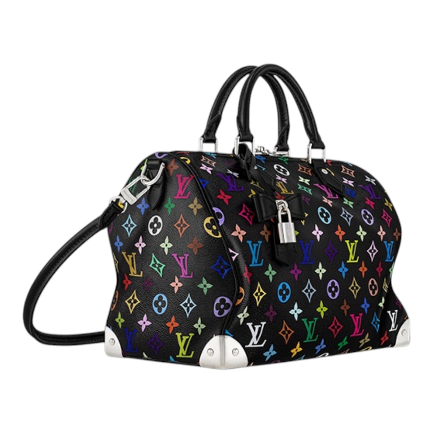 LOUIS VUITTON x Takashi Murakami Speedy Soft 30 'Black Multicolored' M13257
