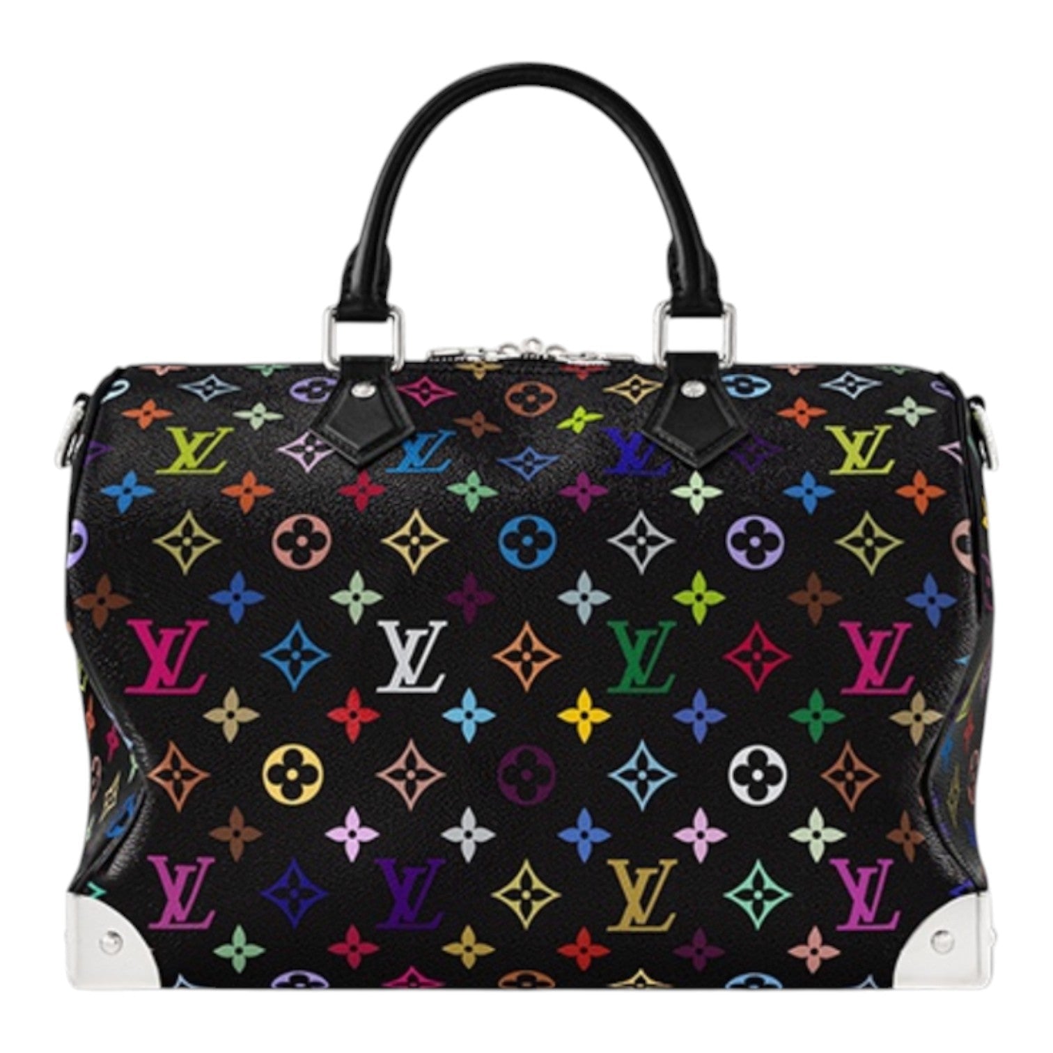 LOUIS VUITTON x Takashi Murakami Speedy Soft 30 'Black Multicolored' M13257