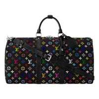 LOUIS VUITTON x Takashi Murakami Keepall Bandouliere 50 'Black Multicolored' M13745