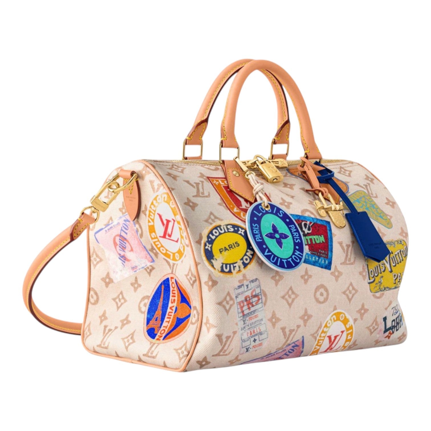 LOUIS VUITTON Speedy Soft 30 'Monogram Dune Pink Multicolor' M14587