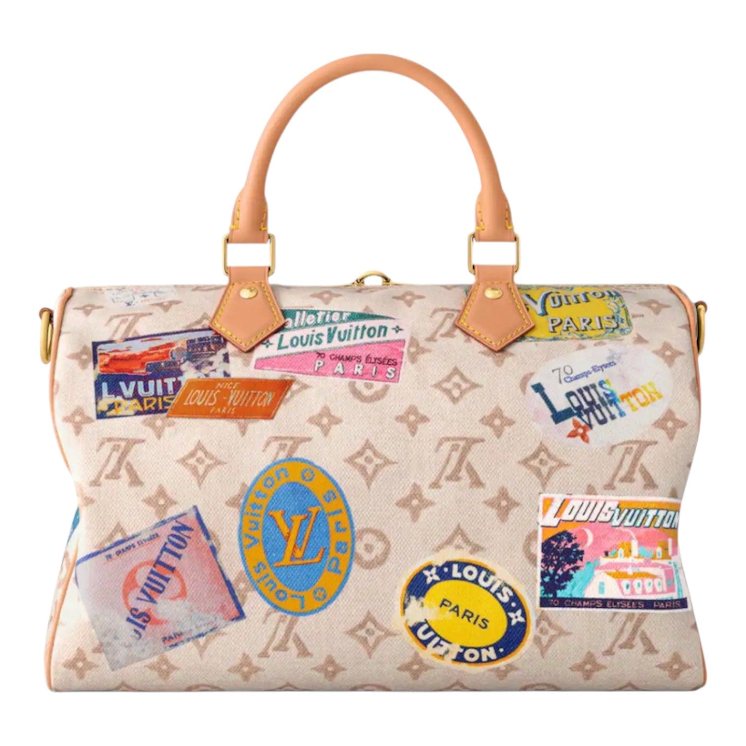 LOUIS VUITTON Speedy Soft 30 'Monogram Dune Pink Multicolor' M14587