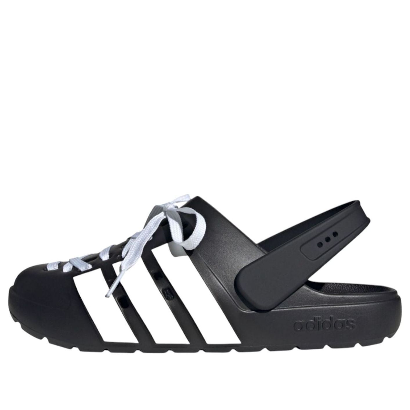 adidas Adilette Clog 'Black White' JR4025