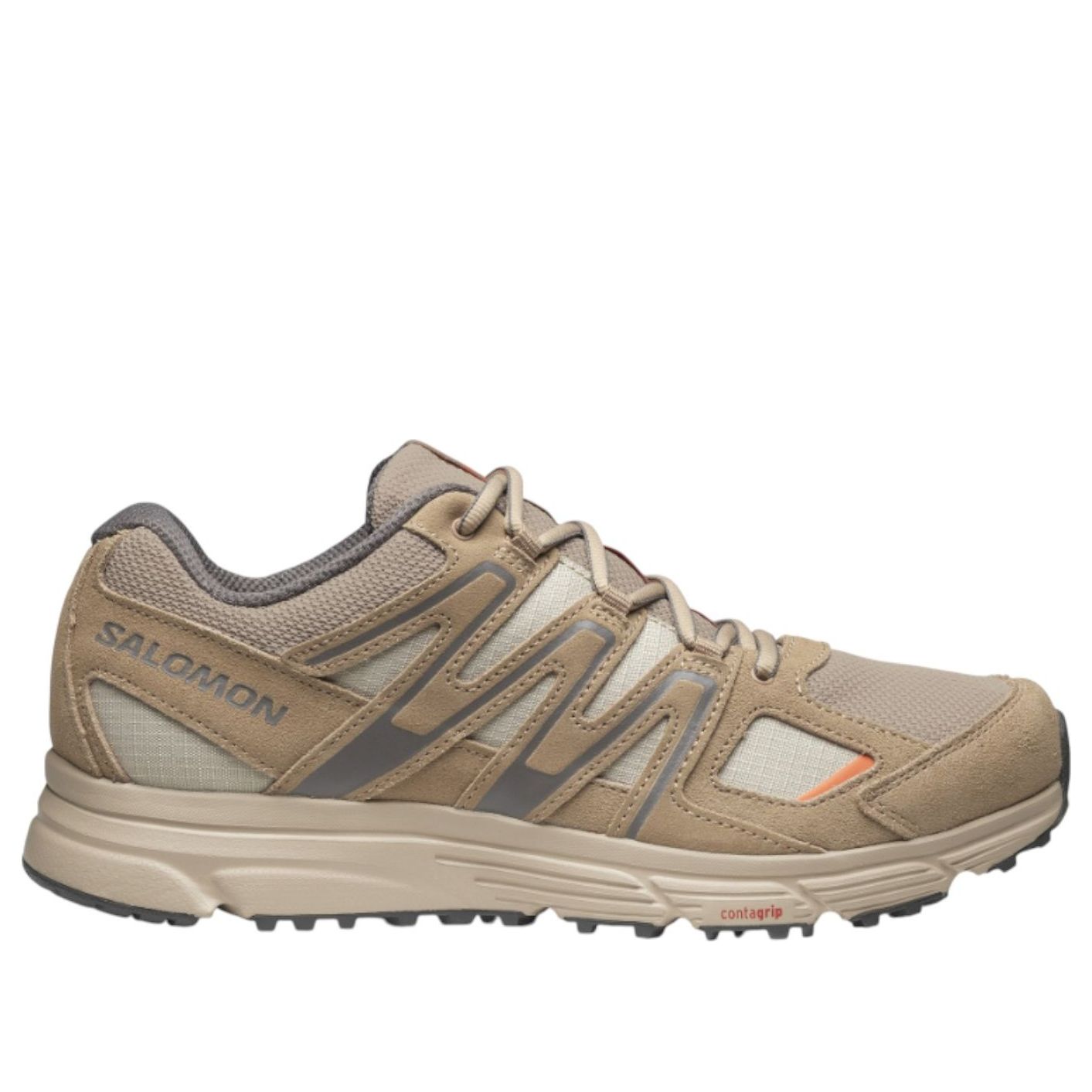 SALOMON X-Mission 4 Suede 'Cement Natural' 474378