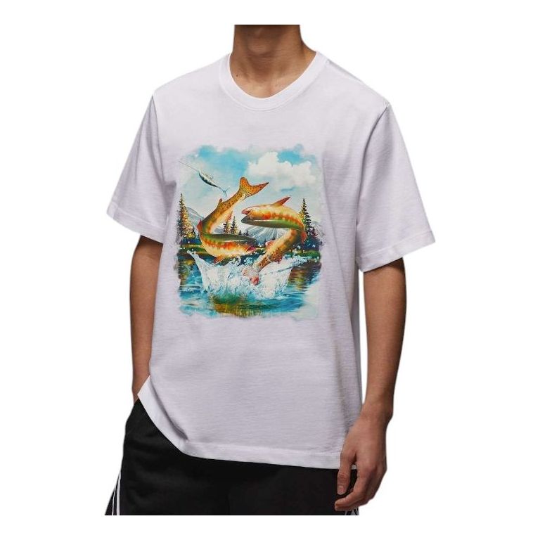 Nike AS M J SS CREW LD T-Shirt Asia Sizing 'White' HJ2408-100