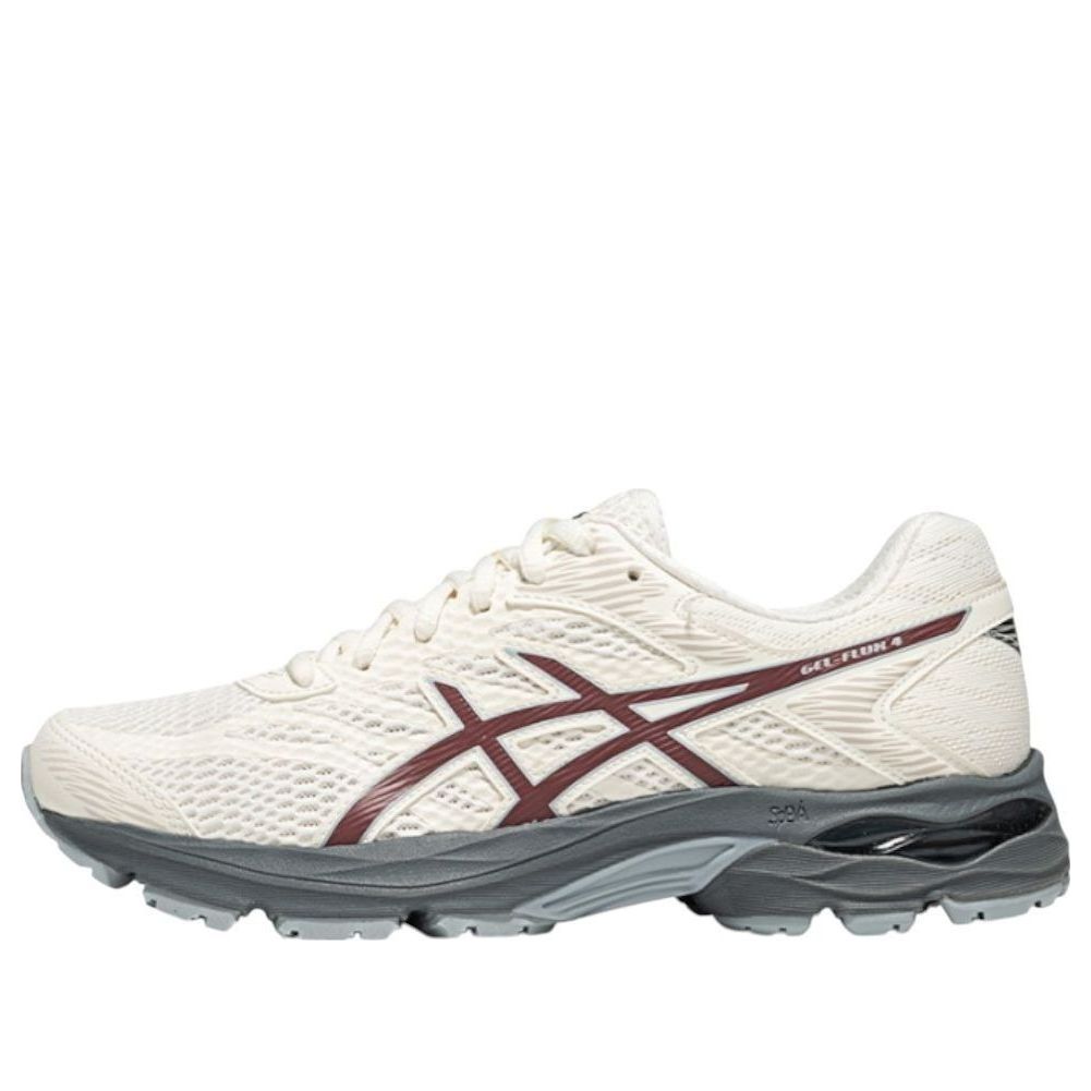 (WMNS) ASICS Gel-Flux 4 'White Grey Red' 1012A523-204