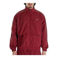 Nike Sportswear Solo Swoosh Woven Track Jacket 'Red' FB8622-677