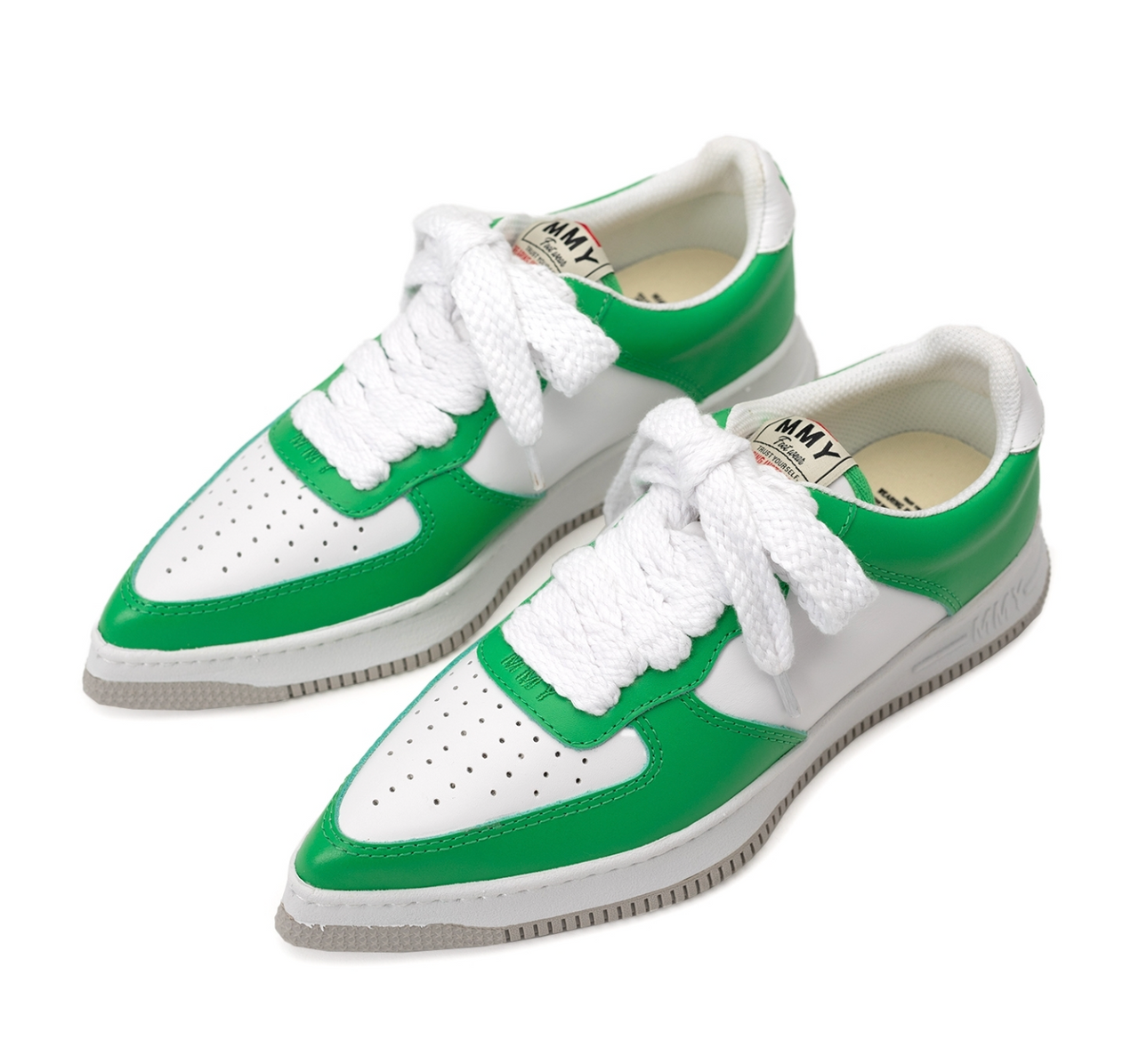Maison MIHARA YASUHIRO ROSY OG Sole Leather Low-top Sneaker 'Green' B09FW704-GRN