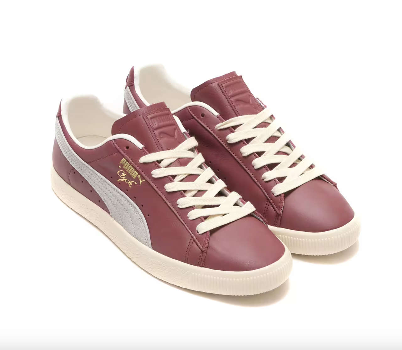 PUMA Clyde Base Sneakers 'Wood Violet Frosted Ivory' 390091-04