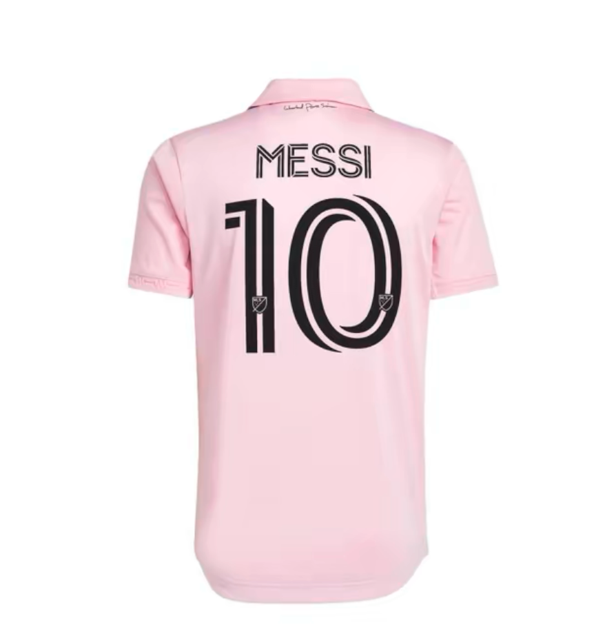 adidas Inter Miami CF 22/23 Messi 10 Home Authentic Jersey 'Pink' JE9705