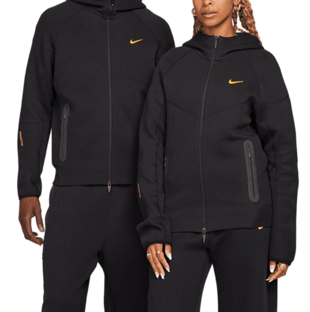 Nike x NOCTA Drake Tech Fleece Hooded Jacket Asia Sizing 'Black' FD8454-010