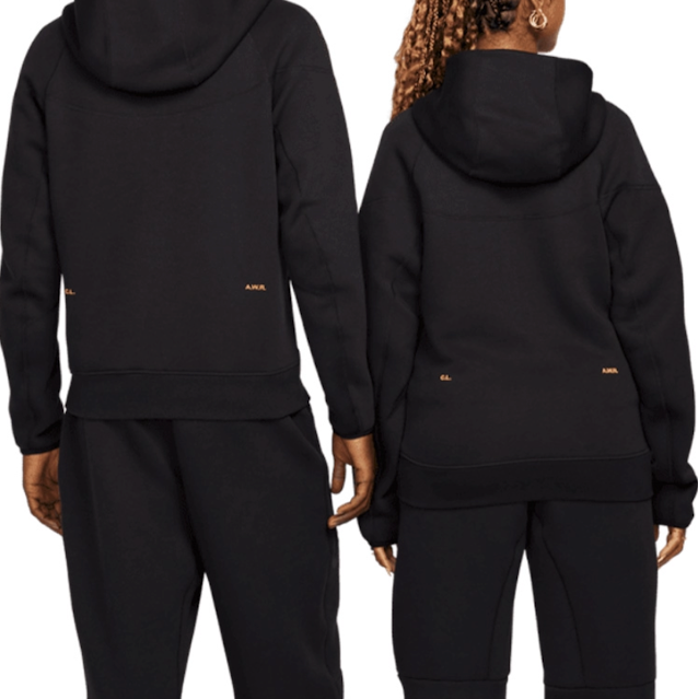 Nike x NOCTA Drake Tech Fleece Hooded Jacket Asia Sizing 'Black' FD8454-010