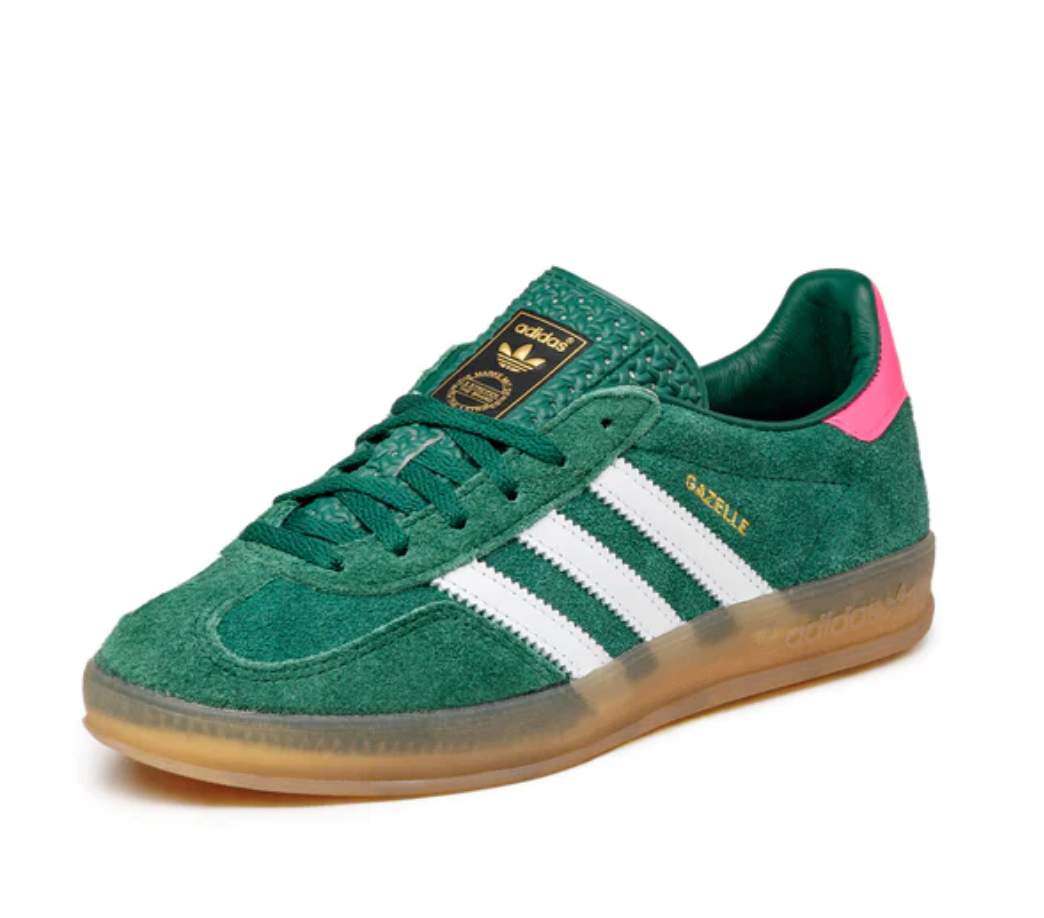 (WMNS) adidas Gazelle Indoor Shoes 'Collegiate Green Pink' IG5929