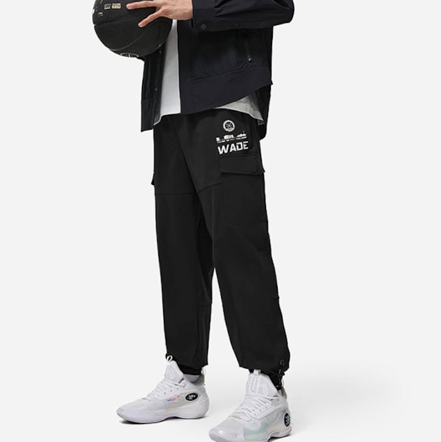 Li-Ning Way of Wade Hall of Fame 2023 Basketball Pants 'Black' AYKT821-1