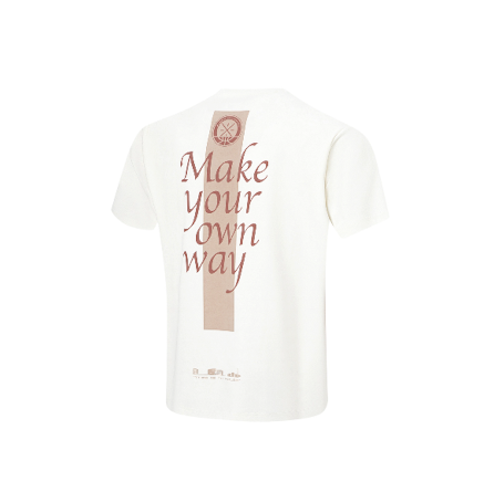 Li-Ning Way of Wade Hall of Fame 2023 T-Shirt 2 'White Beige' AHST939-4