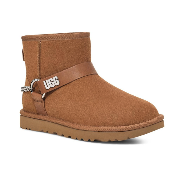 (WMNS) UGG Classic Mini Chain 'Chestnut' 1135090-CHE