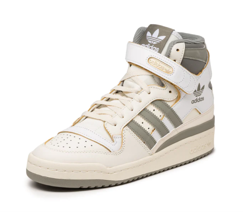 (WMNS) adidas Forum High 'Off White Silver Pebble' HQ4377
