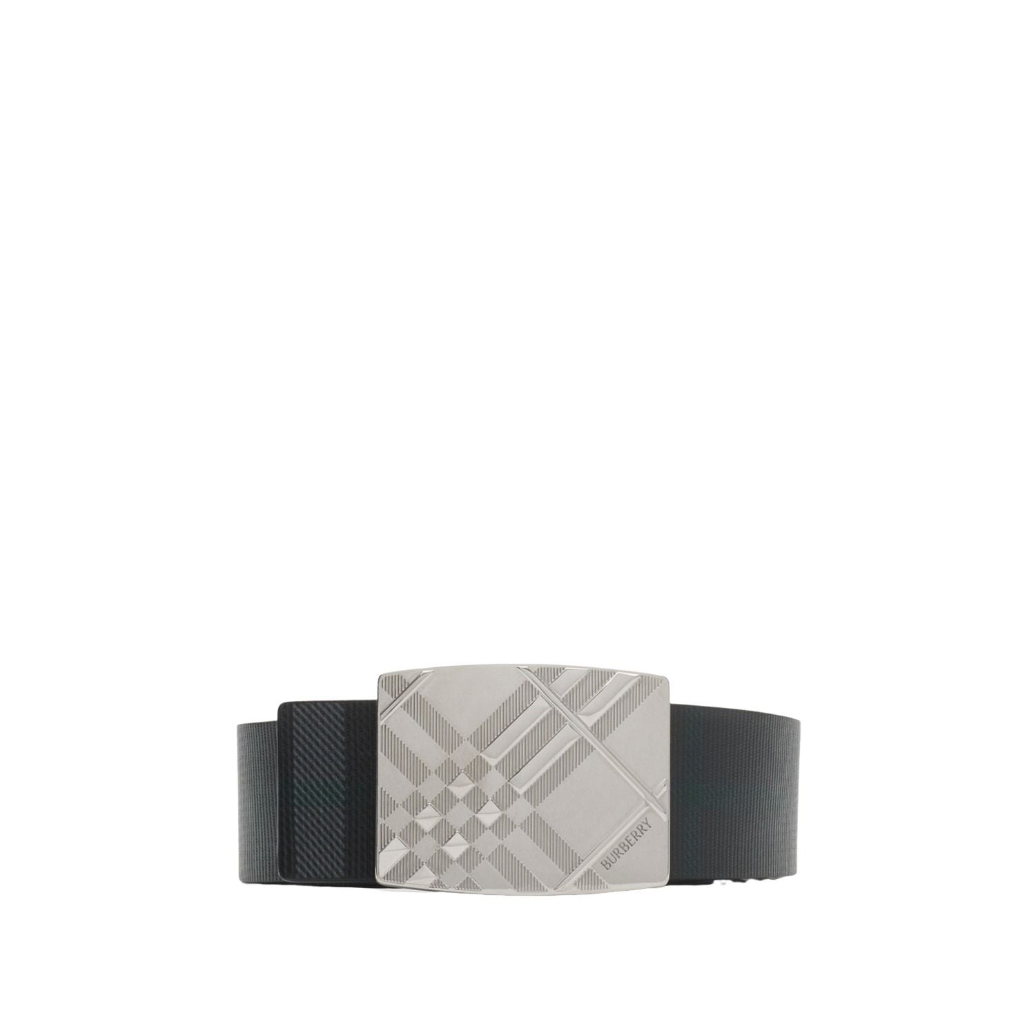 Burberry 26 Reversible Engraved Check Belt 'Black' 81199991