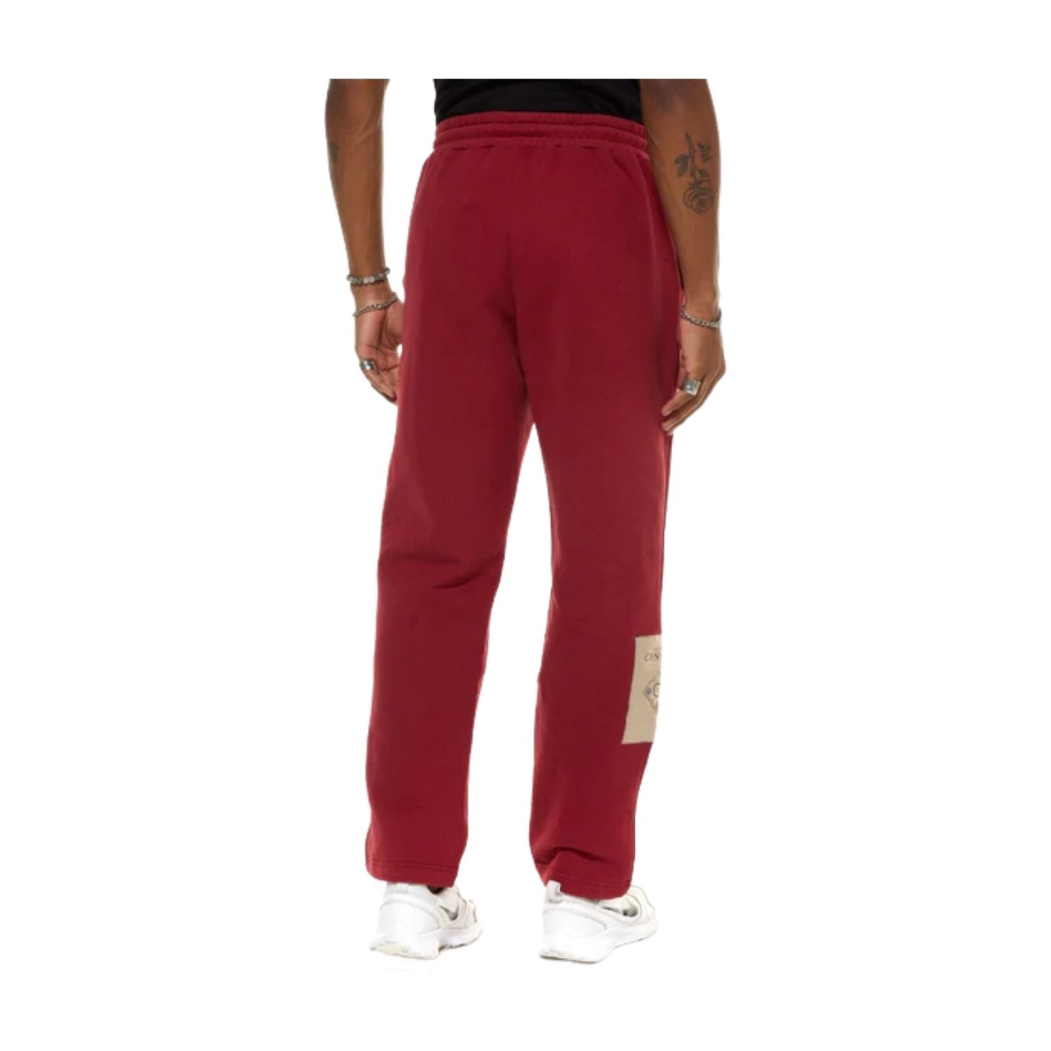 House of Cenmar Drawstring-Fastening Waist Trousers 'Deep Red' HOC-BSP