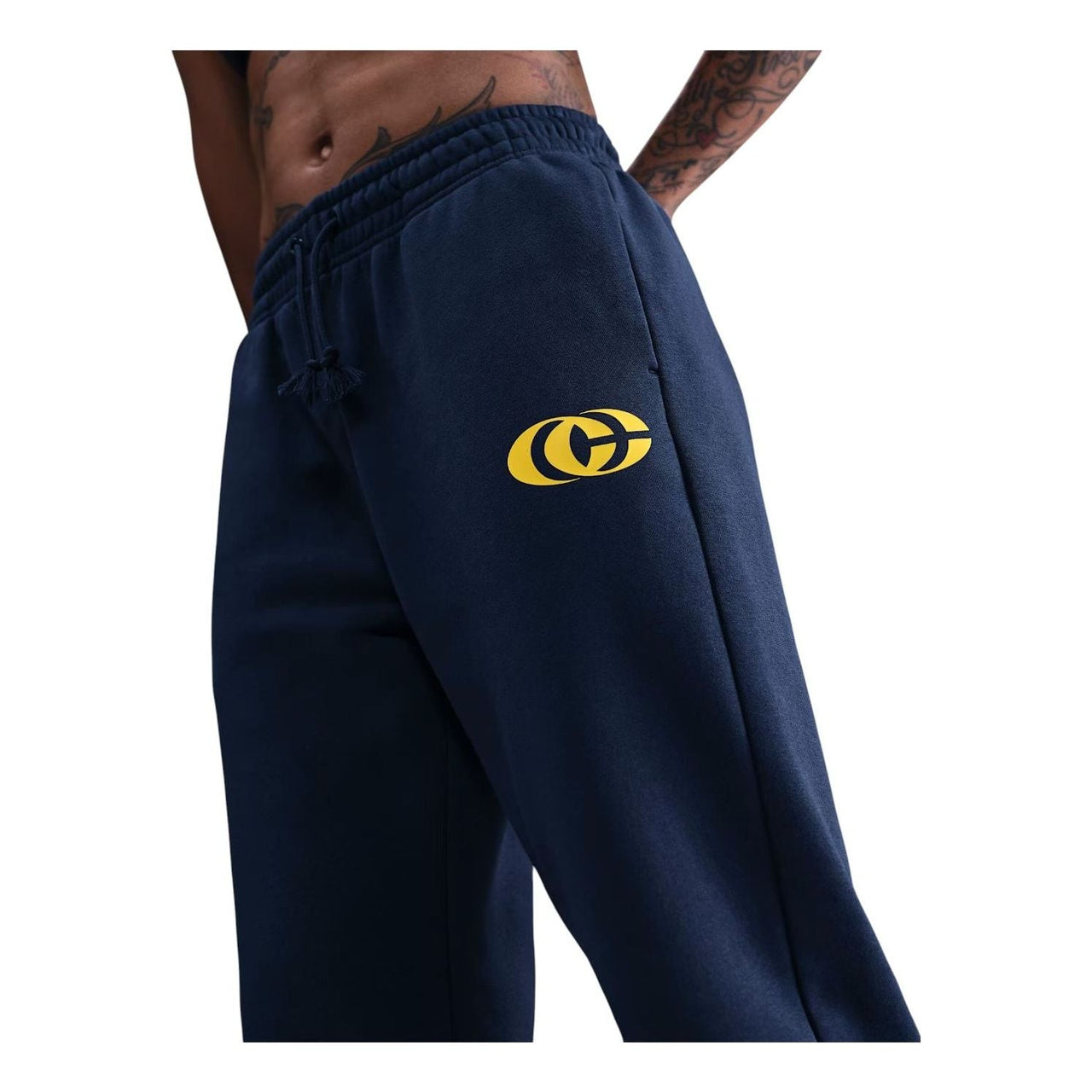 Nike x Caitlin Clark Phoenix Fleece Pants 'Midnight Navy Amarillo' IQ5643-410
