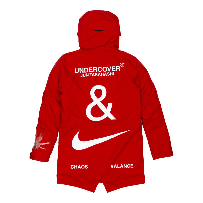 Nike Lab 3-Layer Fishtail Parka 'Sport Red White' CD7523-611