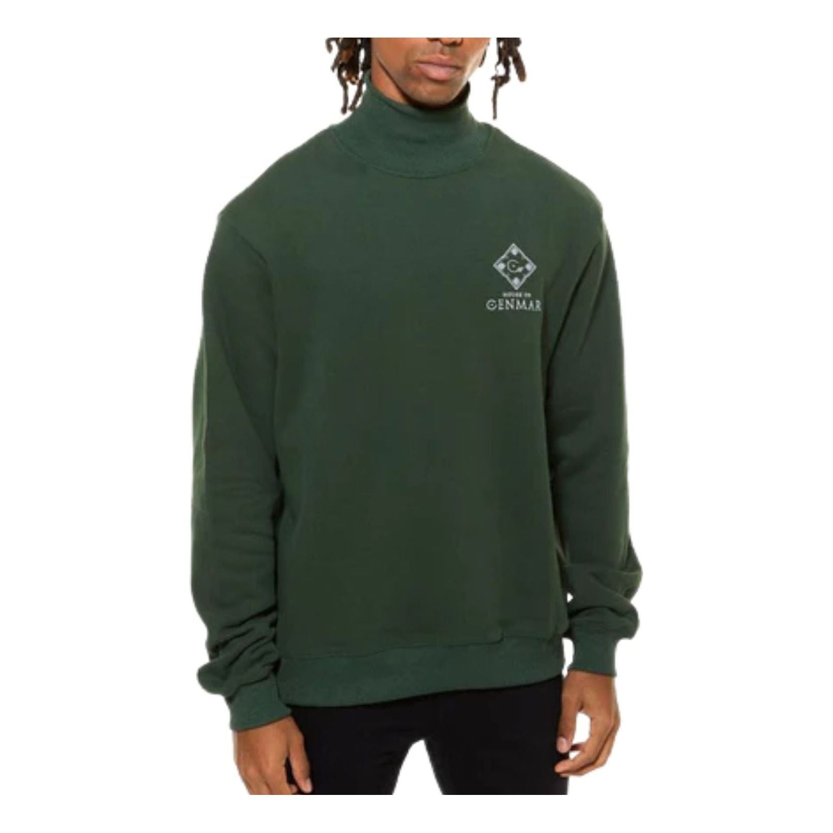 House of Cenmar Basic High Collar Sweater 'Green' HOC-GBI