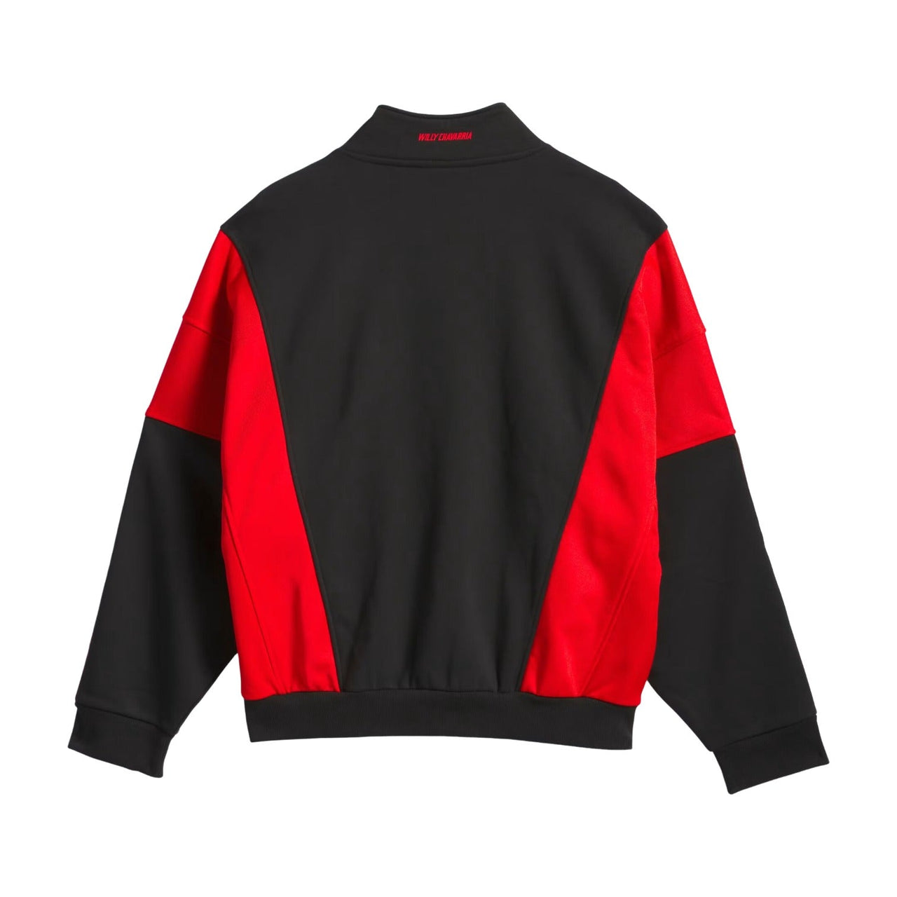 adidas x Willy Chavarria Watsonville Sweatshirt 'Black Red' KD9347