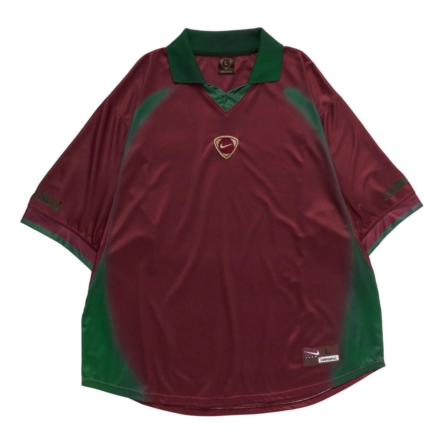 Cactus Jack by Travis Scott x Nike Portugal Total 90 Retro Jersey 'Burgundy' 01945-1SS2604CJBTSX-BURG