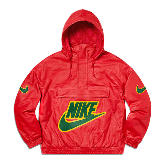 Nike x Supreme Nike Leather Anorak 'Red' CK6218-687