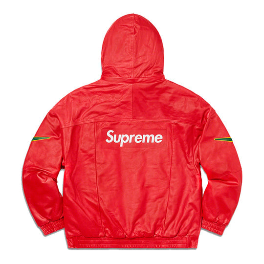Nike x Supreme Nike Leather Anorak 'Red' CK6218-687