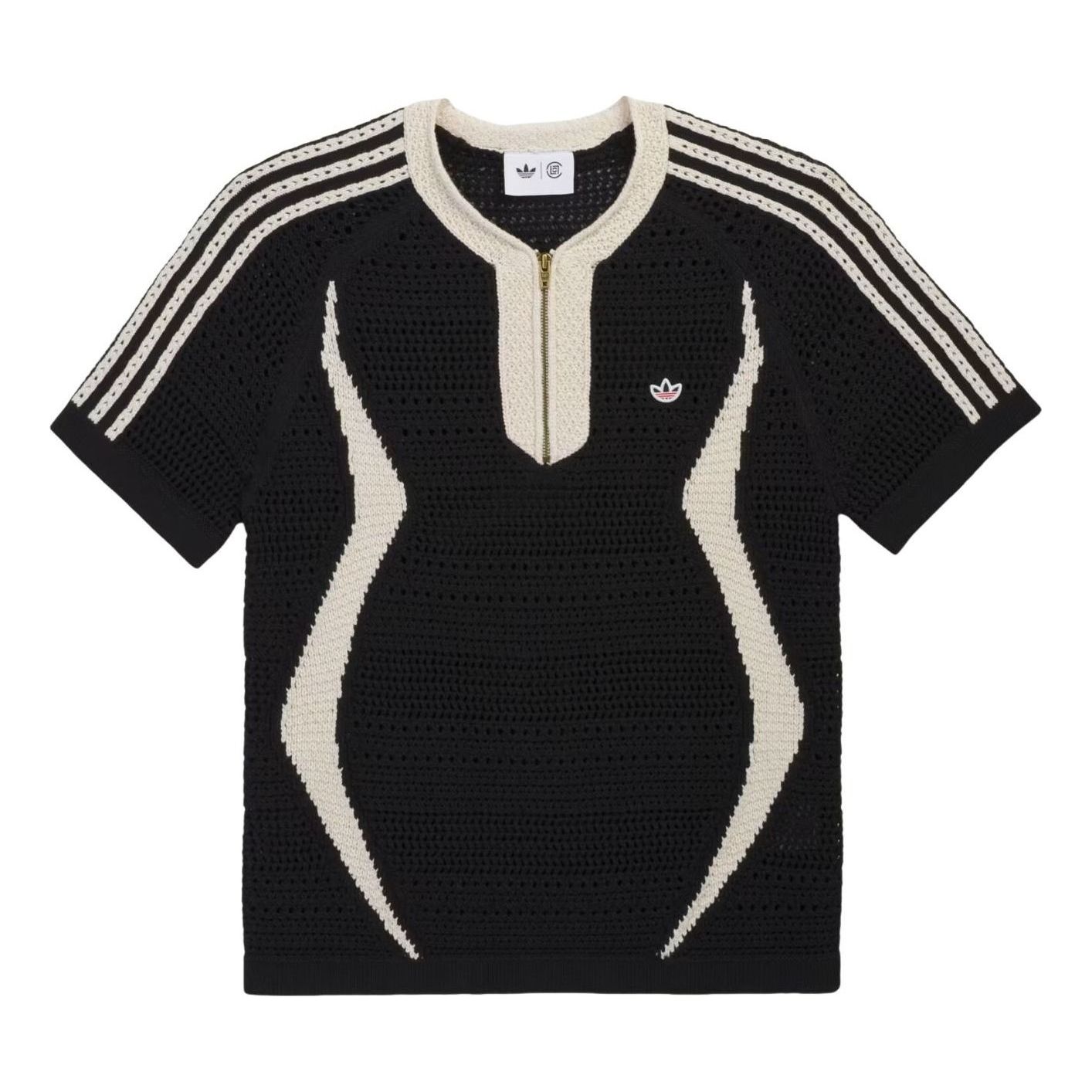 adidas x CLOT Knit Jersey Asia Sizing 'Black Wonder White' KE7074