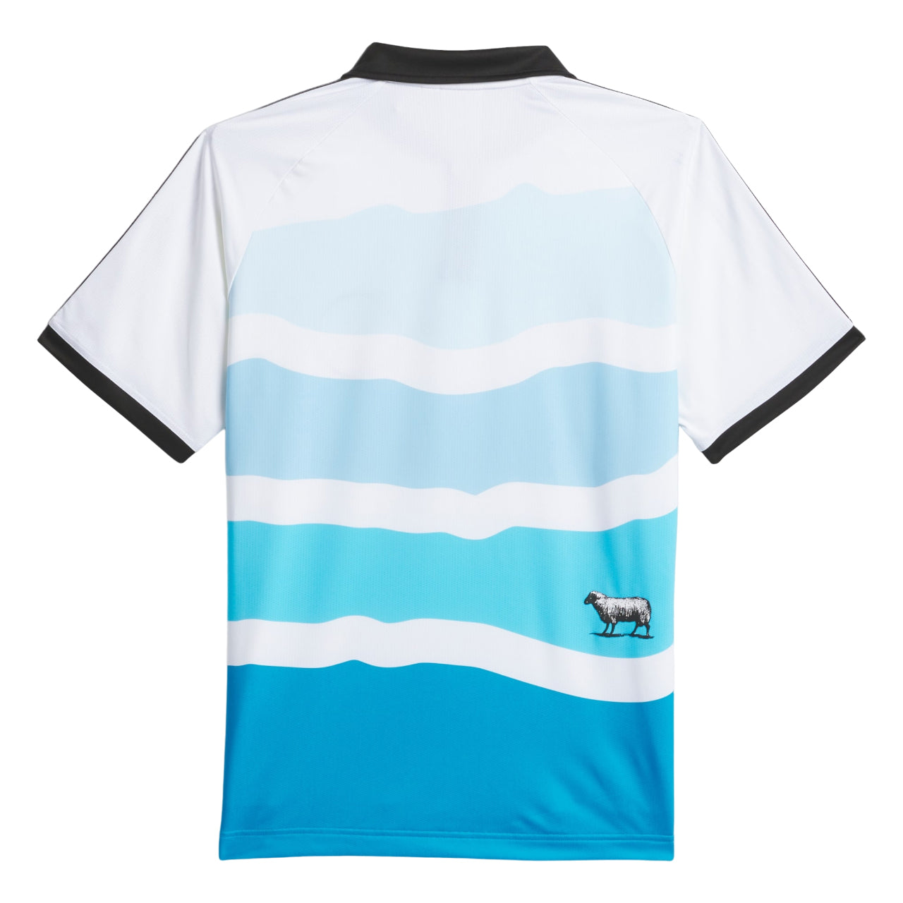 adidas CLTFC X BLACK SHEEP Polo Shirt 'White Blue Black' JH3733