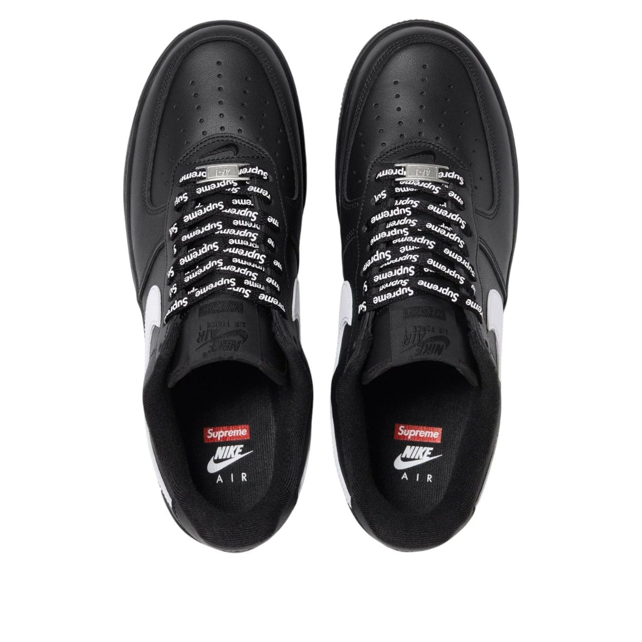 Nike x Supreme Air Force 1 Low 'Black White' CU9225-002