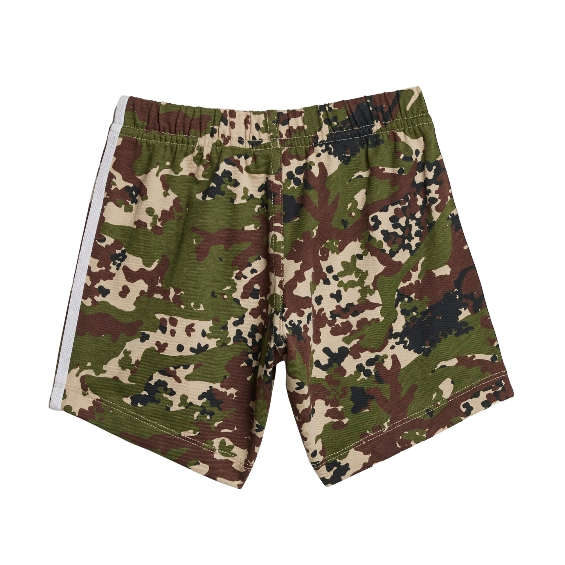 (TD) adidas Camo Shorts T-shirt Set Asia Sizing 'White' IS3263